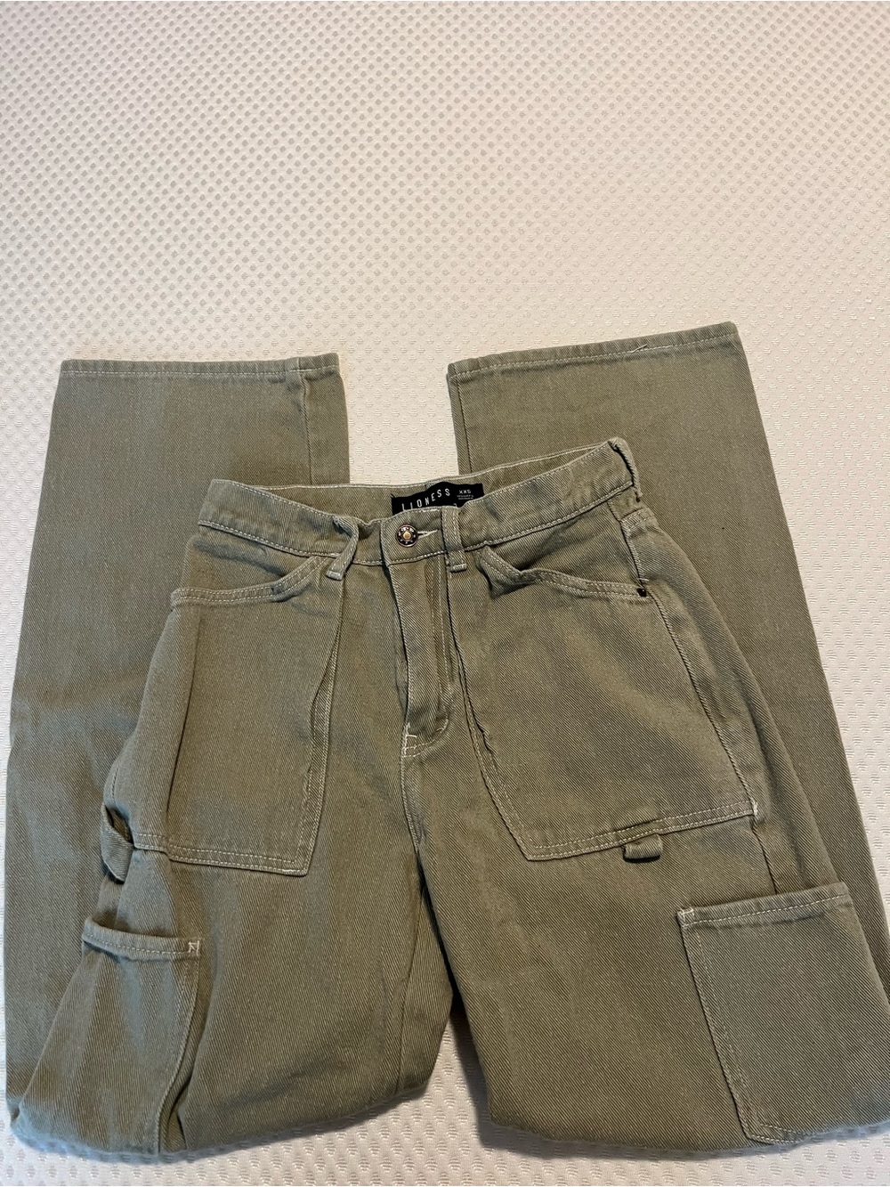 Miami Vice Mid Rise Straight Leg Cargo - Picture 4 of 4